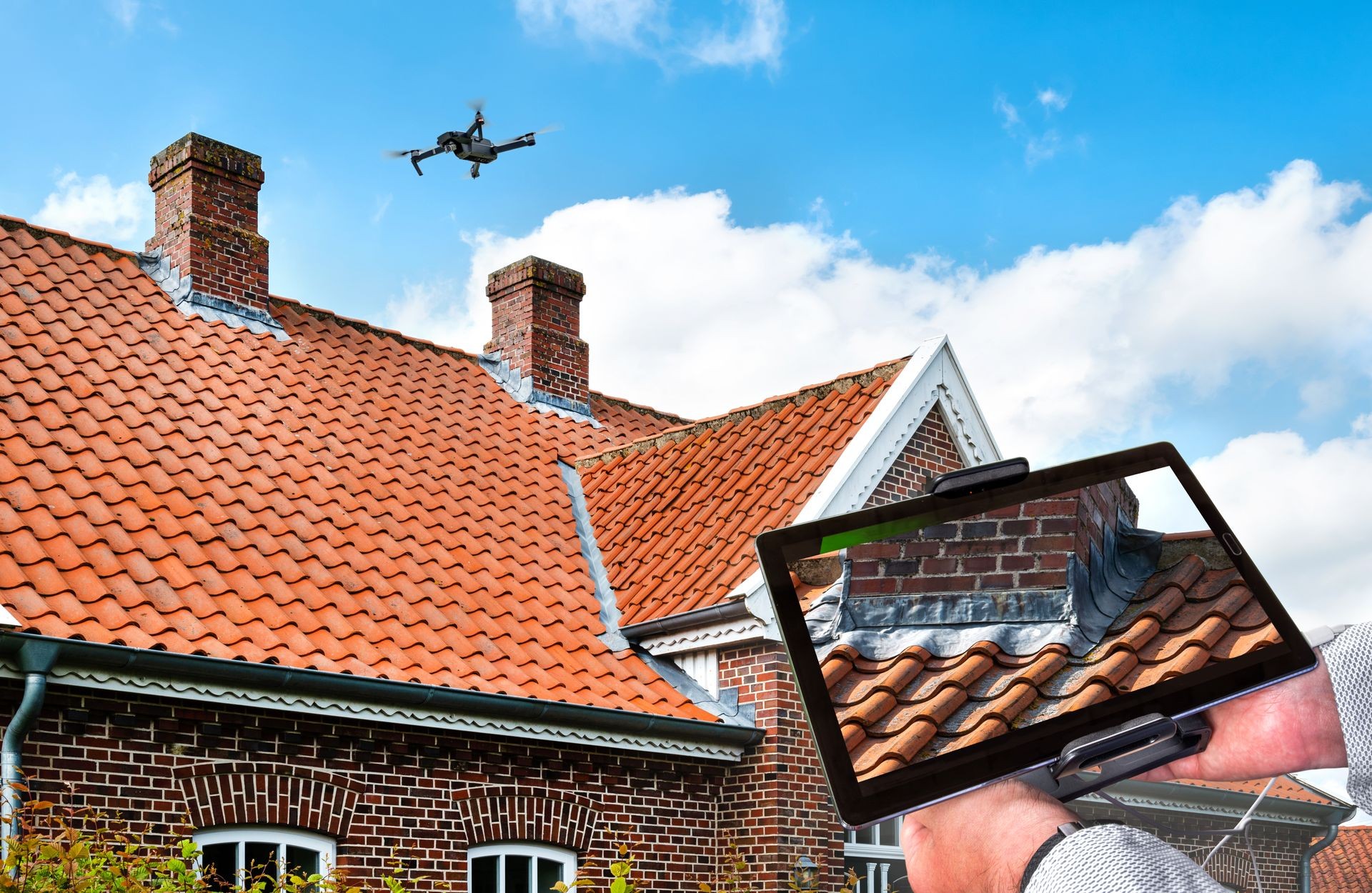 roofing inspection with Drone